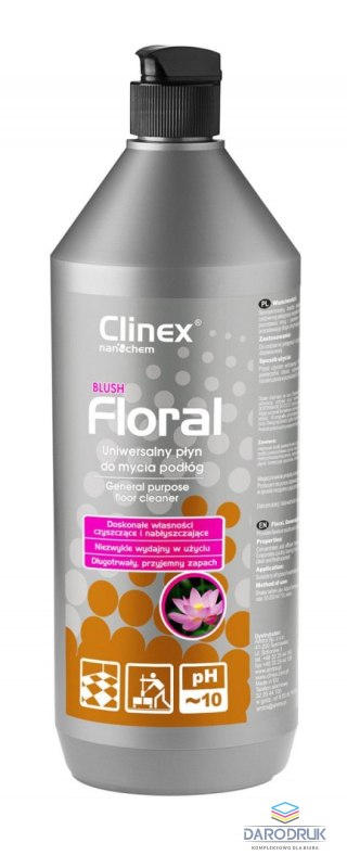 Clinex Uniwersalny płyn Clinex Floral Blush do mycia podłóg 1l (77893)