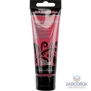 Flamingo Line Farba akrylowa kolor: magenta 75ml Flamingo Line (028)