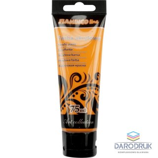 Flamingo Line Farba akrylowa kolor: pomarańczowy 75ml Flamingo Line (010)
