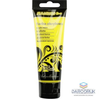 Flamingo Line Farba akrylowa kolor: żółty 75ml Flamingo Line (004)