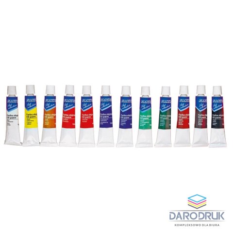 Flamingo Line Farba olejna kolor: mix 12ml 12 kolor. Flamingo Line