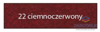 Folia Filc dekoracyjny Folia ciemnoczerwony (FO 5204-22)