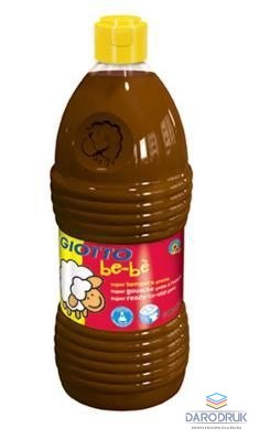Giotto Farba tempera Be-Be kolor: brązowy 1000ml 1 kolor. Giotto (467523)