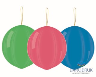 Godan Balon kształty PREMIUM PIŁKI Z GUMKĄ mix 3 szt Godan (GB/PG08)