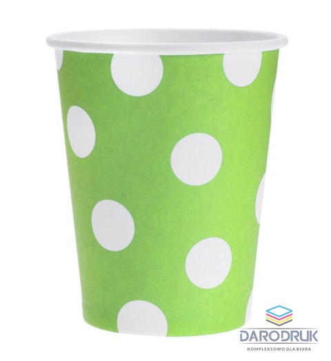 Godan Kubek jednorazowy GROSZKI papier 270ml Godan (PF-KGPI)