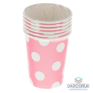 Godan Kubek jednorazowy GROSZKI papier 270ml Godan (PF-KGPI)
