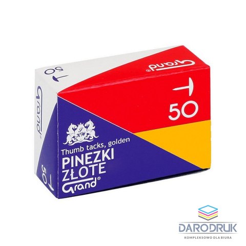 Grand Pinezki kolor: złoty 50 szt Grand (G50)