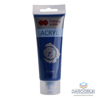 Happy Color Farba akrylowa GRANATOWA kolor: granatowa 75ml Happy Color (HA 7370 0075-33)