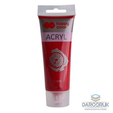 Happy Color Farba akrylowa KOBALTOWA kolor: rubinowy 75ml Happy Color (HA 7370 0075-28)