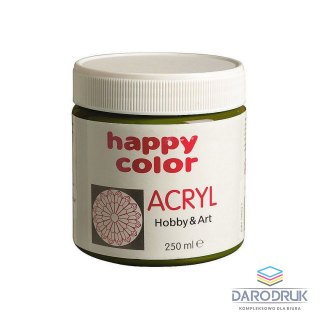Happy Color Farba akrylowa kolor: zielona 250ml Happy Color (HA 7370 0250-56)