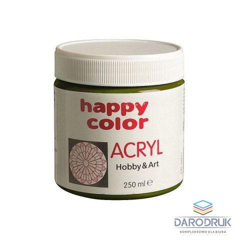 Happy Color Farba akrylowa kolor: zielona 250ml Happy Color (HA 7370 0250-56)