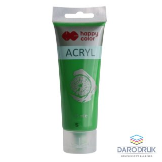 Happy Color Farba akrylowa kolor: zielona 75ml Happy Color (HA 7370 0075-5)