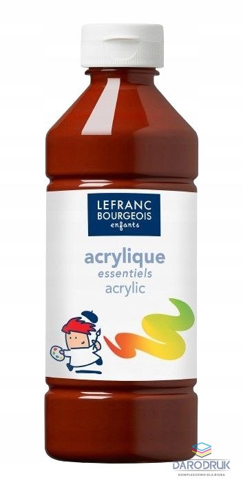 Lefranc&Bourgeois Farba akrylowa 500 ml brązowa