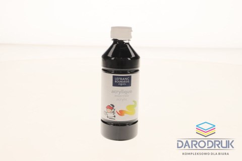 Lefranc&Bourgeois Farba akrylowa 500 ml czarna