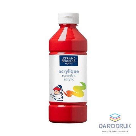 Lefranc&Bourgeois Farba akrylowa kolor: czerwony 500ml Lefranc&Bourgeois (188528)
