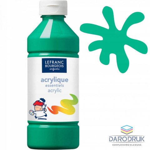 Lefranc&Bourgeois Farba akrylowa kolor: zielony ciemny 500ml Lefranc&Bourgeois (188534)