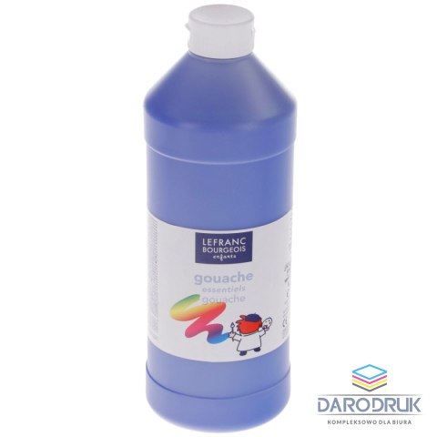 Lefranc&Bourgeois Farby plakatowe kolor: niebieski 1000ml 1 kolor. Lefranc&Bourgeois (188519)