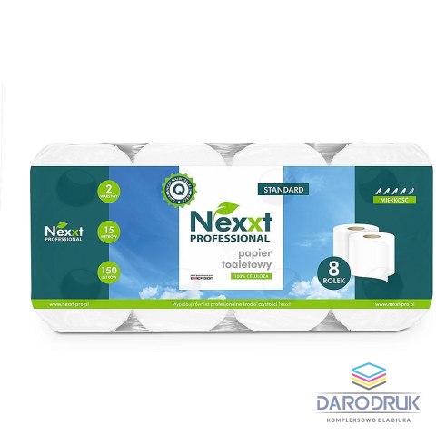 Nexxt Professional Papier toaletowy STANDARD celuloza 8 rolek biały