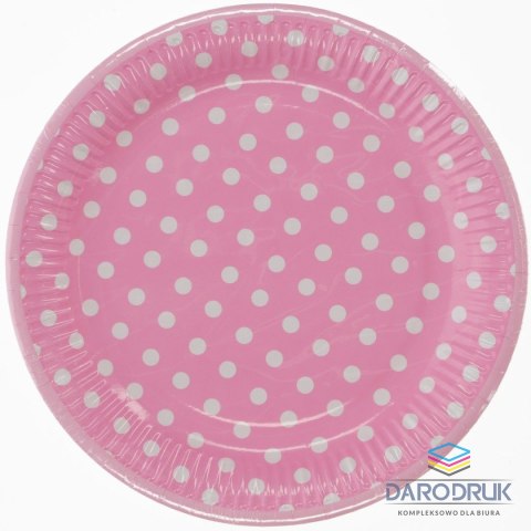 Pol-mak Talerz jednorazowy papier śr. 22mm 8 szt Pol-mak