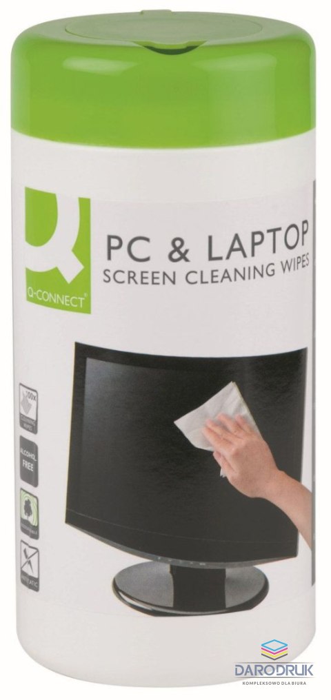 Q-Connect Chusteczki 100 szt Q-Connect (KF04501A)
