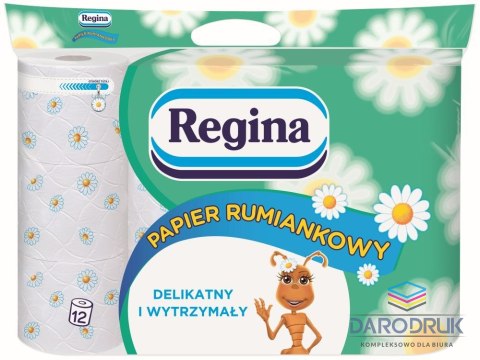 Regina Papier toaletowy A`12 kolor: biały 12 szt Regina