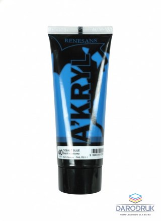 Renesans Farba akrylowa Błękit kobaltowy kolor: błękit kobaltowy 200ml Renesans (40)