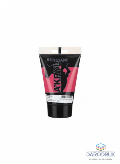 Renesans Farba akrylowa kolor: bordowa 100ml Renesans (37)