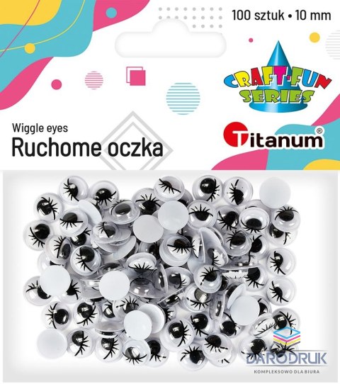 Titanum Oczka Craft-Fun Series 10mm 100 szt Titanum (ORZ003)