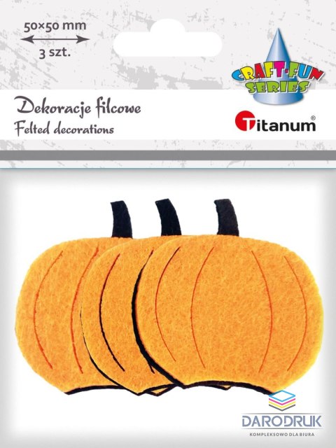 Titanum Pompony Craft-Fun Series brązowy 120 szt Titanum (0126B)