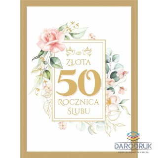 Art Nuvo Kartka składana rocznica ślubu [mm:] 150x200 Art Nuvo (5901750510236)