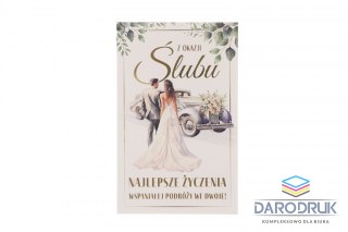 Art Nuvo Kartka składana A5 ślub Art Nuvo (5905771370602)