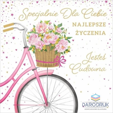 Art Nuvo Kartka składana urodziny [mm:] 150x150 Art Nuvo (5902973358674)