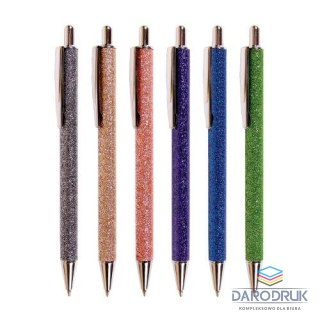 Cresco Długopis wielkopojemny Shine wkład niebieski 1,0mm Cresco (750000)