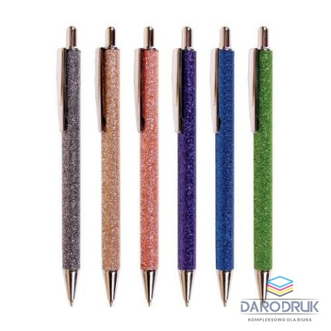 Cresco Długopis wielkopojemny Shine wkład niebieski 1,0mm Cresco (750000)