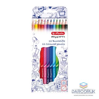 Herlitz Kredki ołówkowe My Pen 11370152 12 kol. Herlitz (300000774)