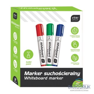 Interdruk Marker suchościeralny wkład mix okrągła końcówka Interdruk (IMARTAB)