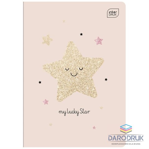 Interdruk Zeszyt A5 Glitter 5902277313782 32k. 70g krata Interdruk