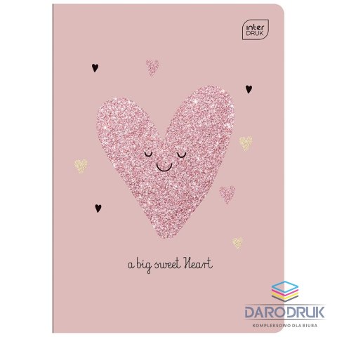 Interdruk Zeszyt A5 Glitter 5902277313782 32k. 70g krata Interdruk