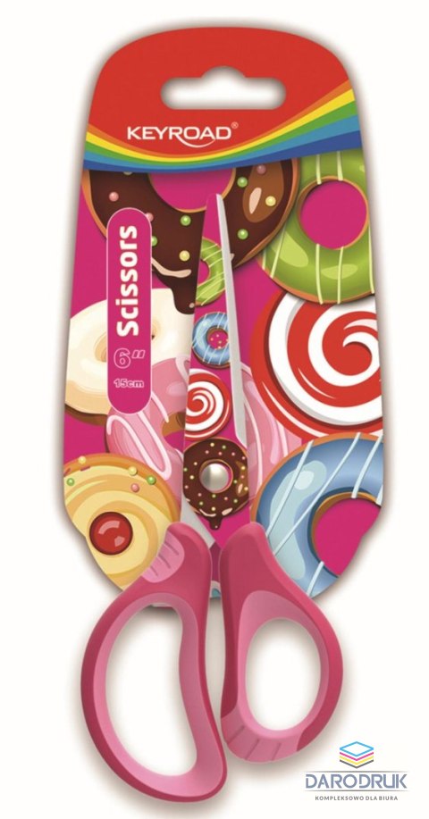 Keyroad Nożyczki Tatoo soft 15cm Keyroad (KR971675)