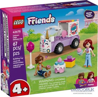 Lego Klocki konstrukcyjne Friends Jednorożcowa dostawa tortu Lego (42675)
