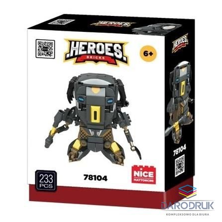 Nice Group Klocki konstrukcyjne Heroes! Hunter 200el. Nice Group (1048)