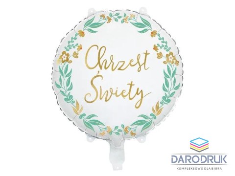 Partydeco Balon foliowy Chrzest Święty 18cal Partydeco (FB224)