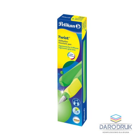 Pelikan Pióro wieczne Twist Neon zielone 807258 Pelikan (300008767)