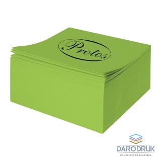 Protos Kostka papierowa Origami zielony [mm:] 85x85x 30 Protos