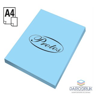 Protos Papier kolorowy A4 błękitny 100k. 80g Protos