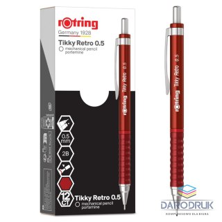 Rotring Ołówek automatyczny TIKKY RETRO RED MP 0,5 0,5mm Rotring (2202568)