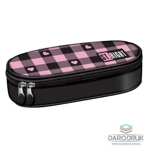 St.right Saszetka Z Usztwnianą Klapką PINK CHECKERED mix St.right (PC-01)
