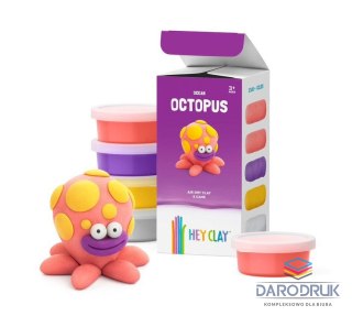Tm Toys Masa plastyczna dla dzieci Hey Clay ośmiornica mix Tm Toys (HCL50127)