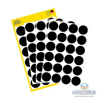 Zweckform Etykieta do oznaczania kropki śr.18mm CZARNY Zweckform (3003)