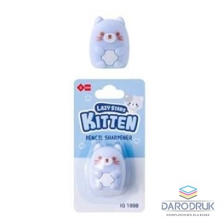 Alba Moli Temperówka i gumka 2w1 Squishy Kotek plastik Alba Moli (8986)